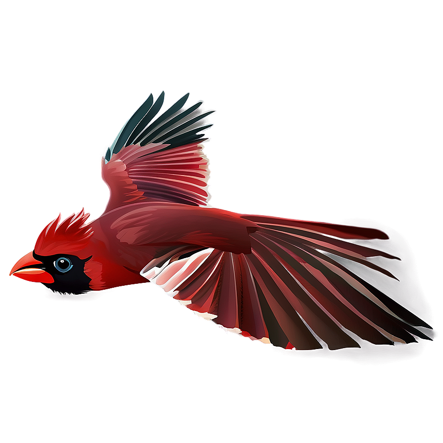 Flying Cardinal Png Yym90 PNG Image