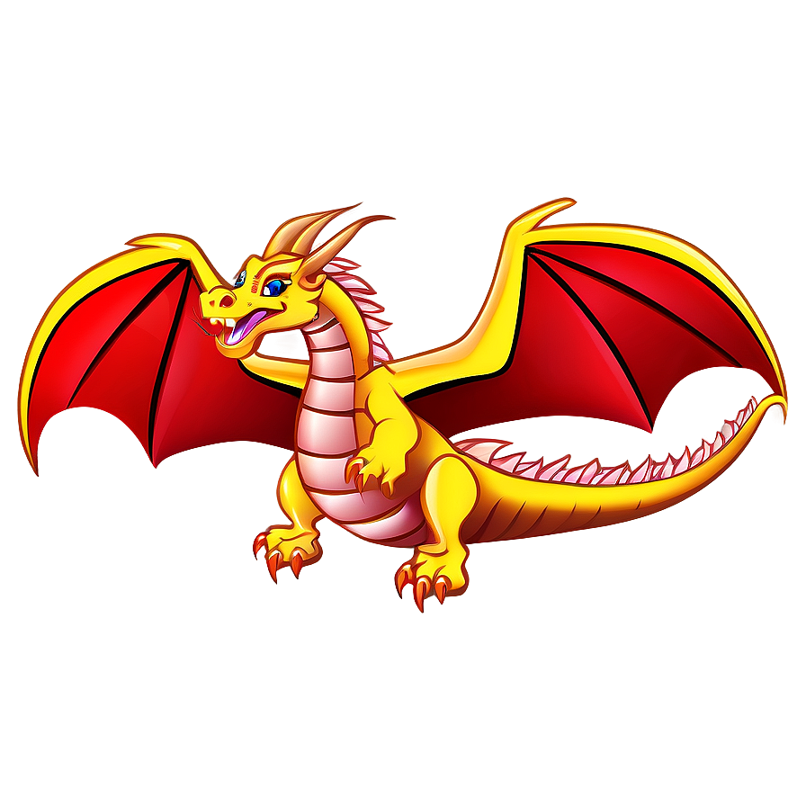 Flying Dragon Outline Clipart Png Vgc PNG Image