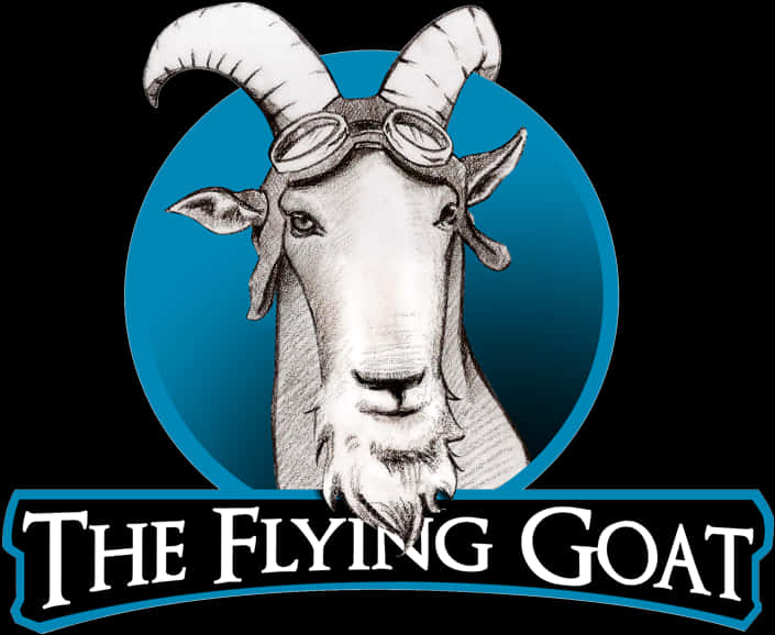 Flying Goat Logo PNG Image