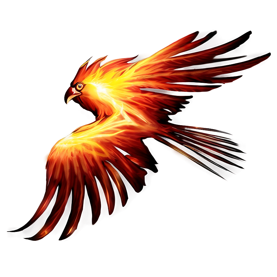 Flying Phoenix Bird Png Eax PNG Image