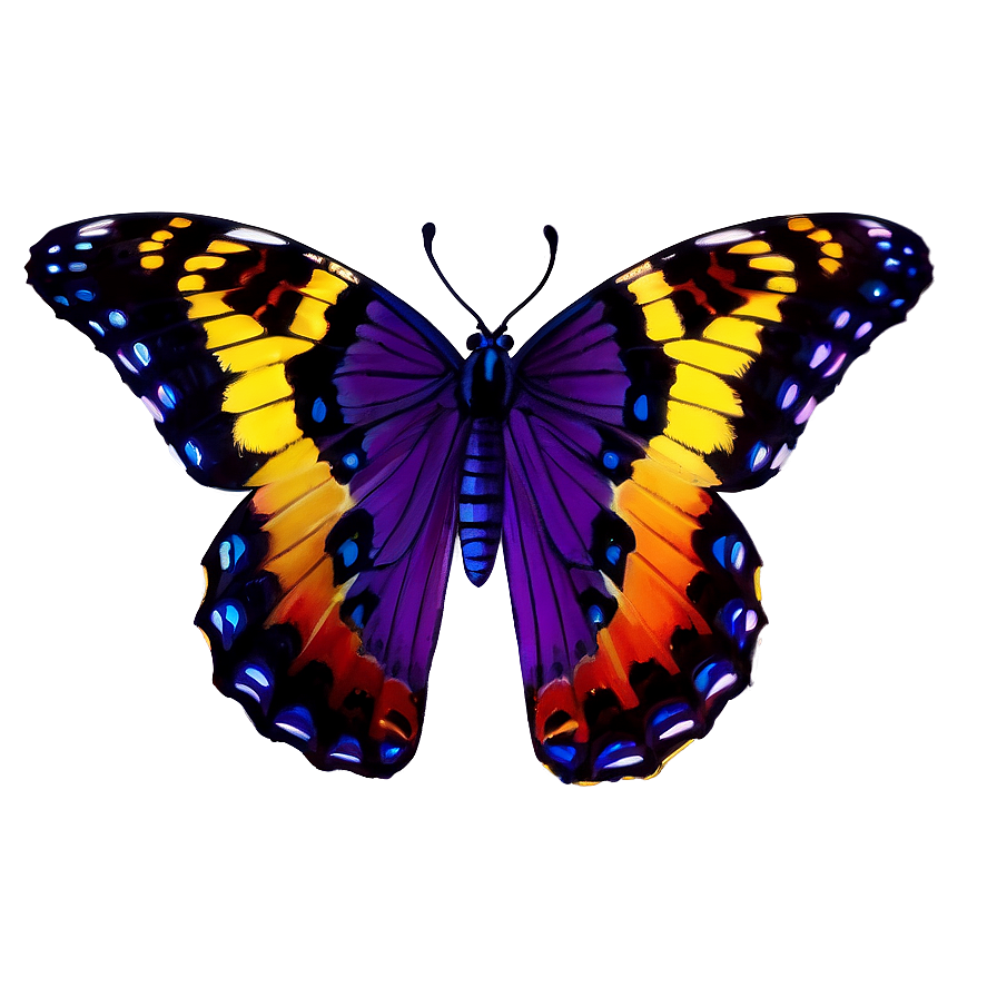 Flying Purple Butterfly Png 05232024 PNG Image