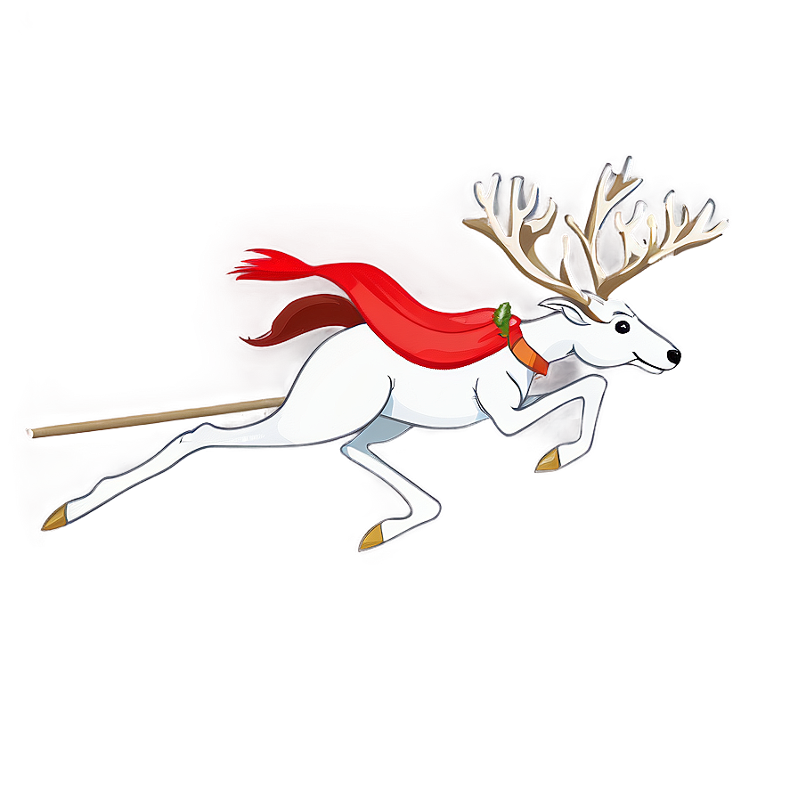 Flying Reindeer Png Sws PNG Image