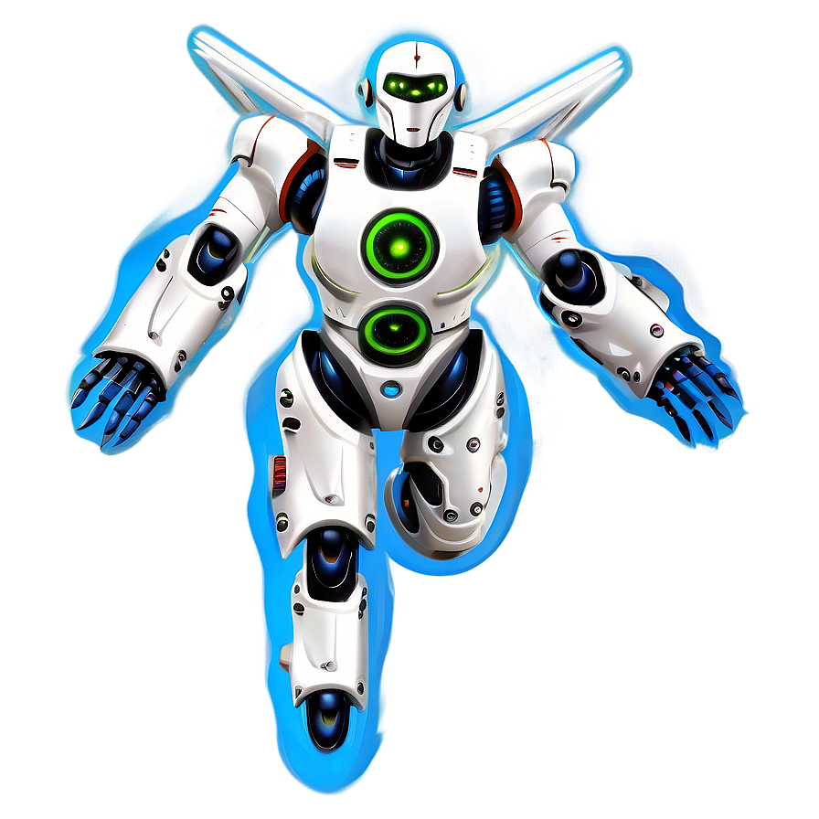 Flying Robot Clipart Png Nle PNG Image