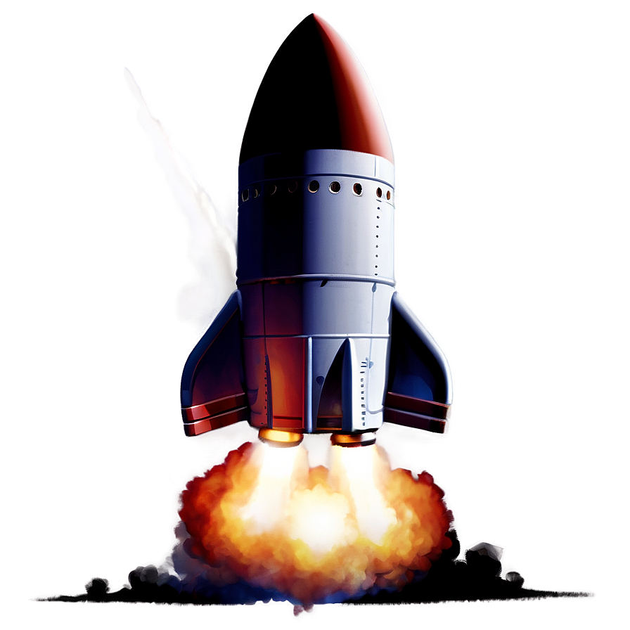 Flying Rocketship Png Dig PNG Image