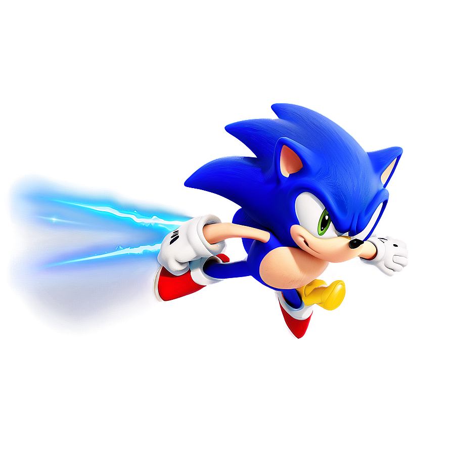 Flying Sonic The Hedgehog Png Auu PNG Image