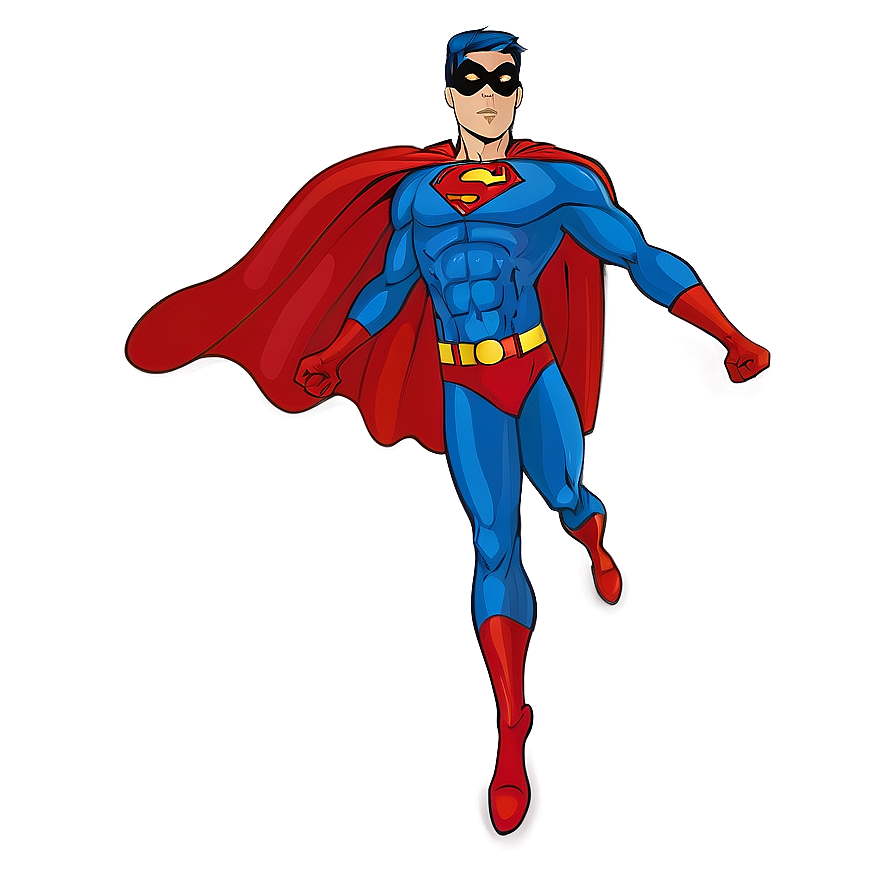 Flying Superhero With Cape Png 06202024 PNG Image