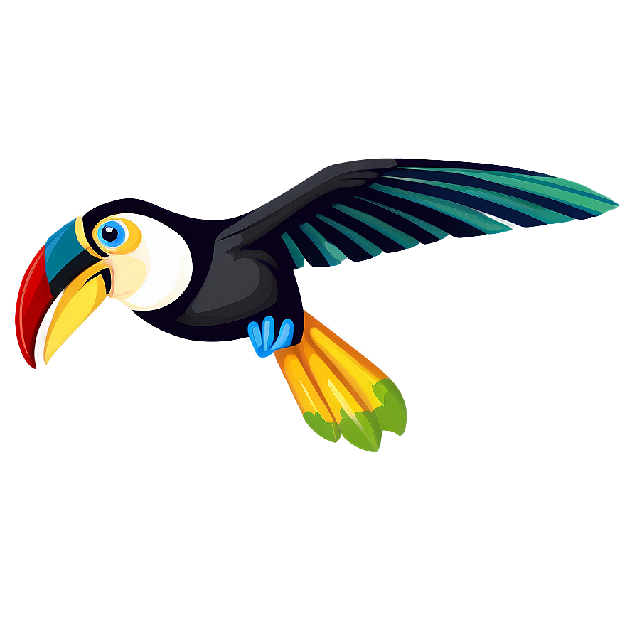 Flying Toucan Clipart Png Xbm PNG Image