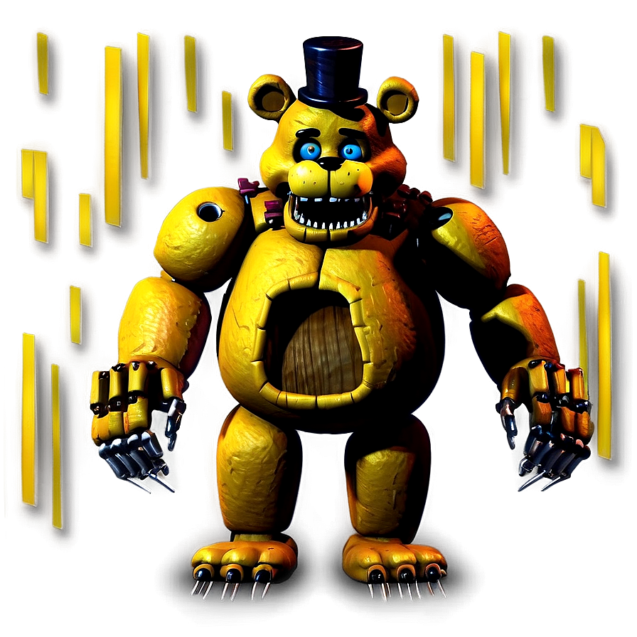 Fnaf Nightmare Fredbear Png 05212024 PNG Image