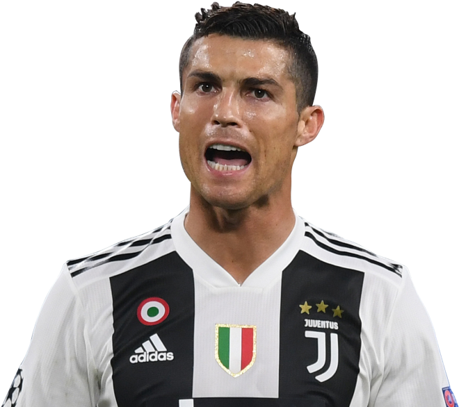 Focused Soccer Star Juventus Kit PNG Image