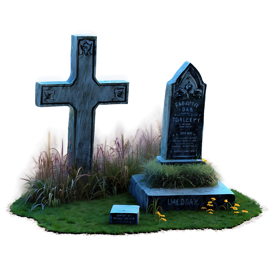 Foggy Graveyard Png Wah PNG Image