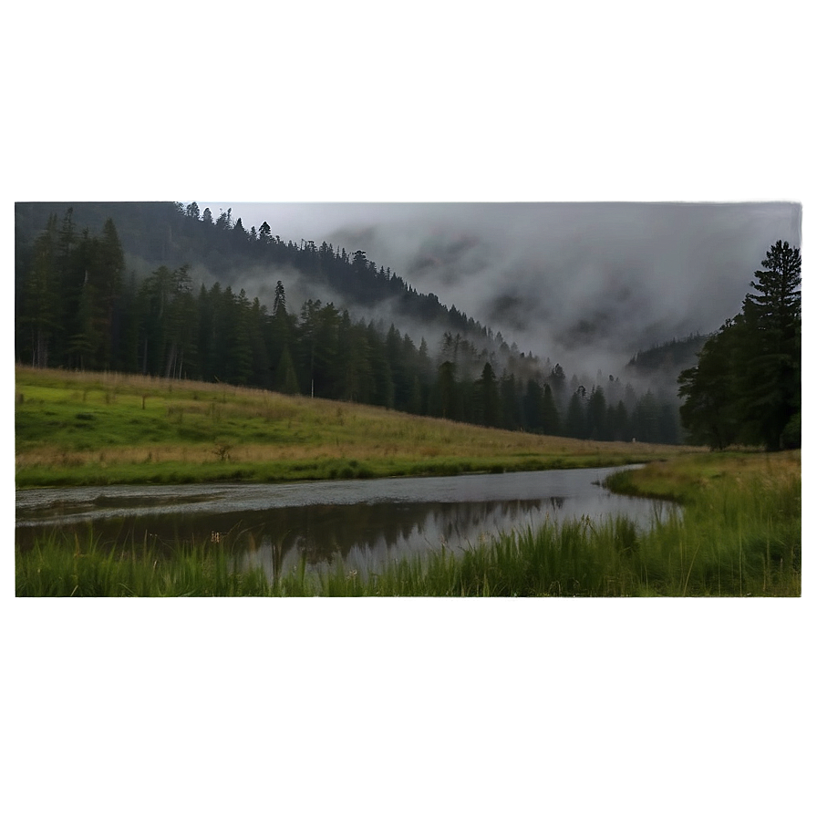 Foggy Valley Transparent Png Ufe PNG Image