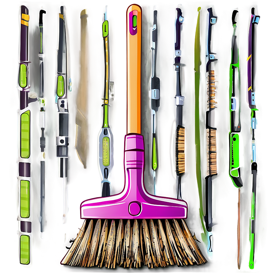 Foldable Broom Png 05252024 PNG Image