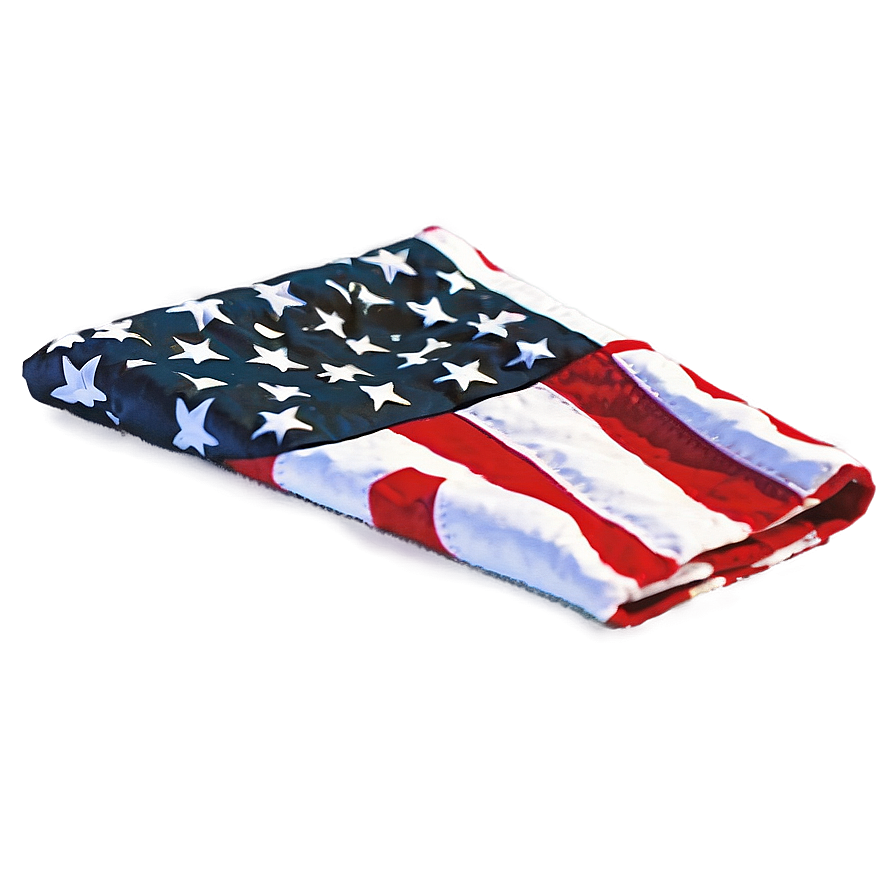 Folded American Flag Transparent Png Qpg96 PNG Image