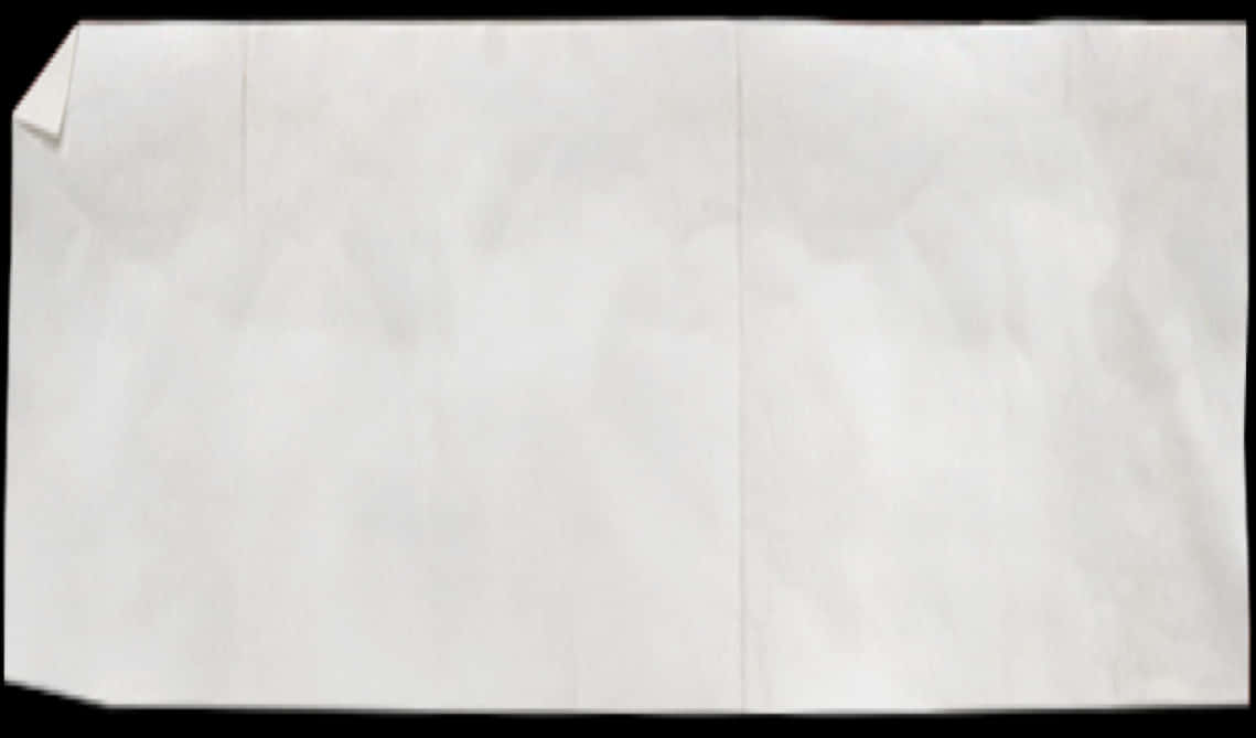 Folded Blank Paper Texture PNG Image