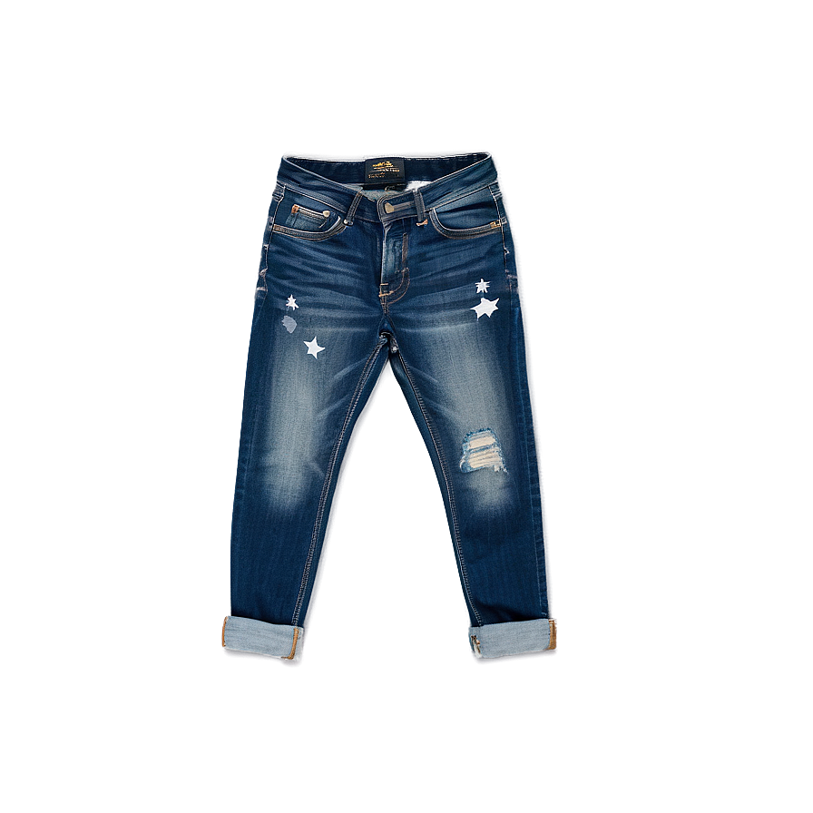 Folded Jeans Close-up Png Tii PNG Image