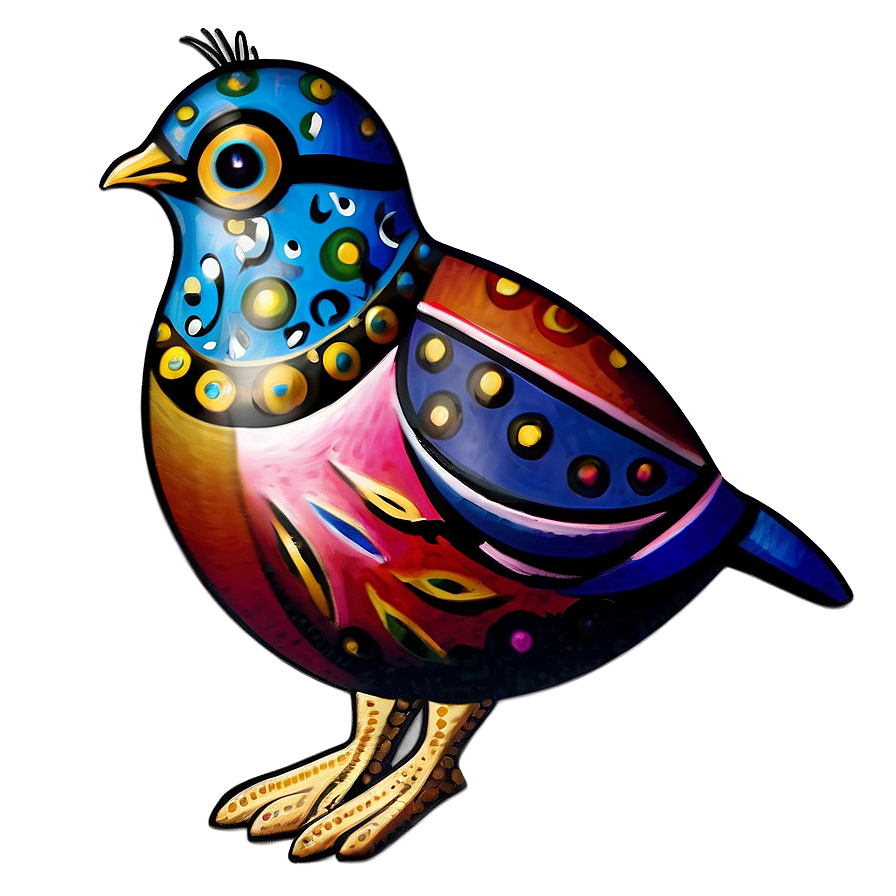 Folk Art Quail Png 57 PNG Image