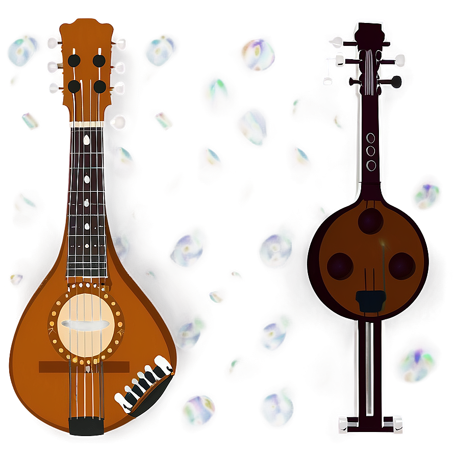 Folk Music Instruments Png Jce PNG Image