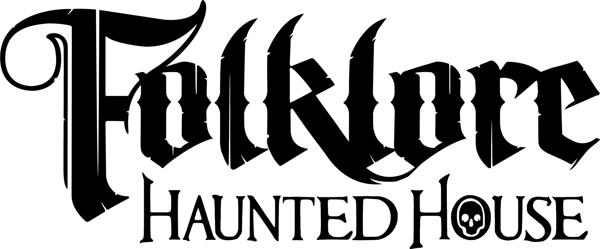 Folklore Haunted House Logo PNG Image