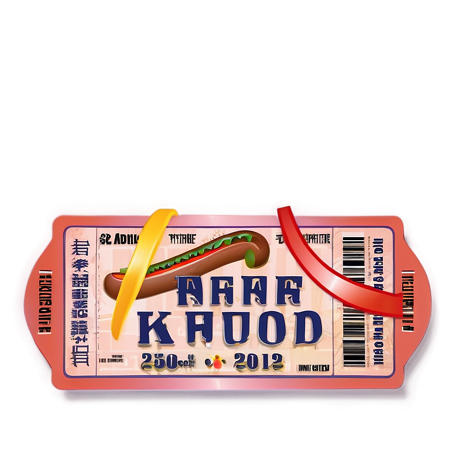 Food Festival Ticket Png 05252024 PNG Image