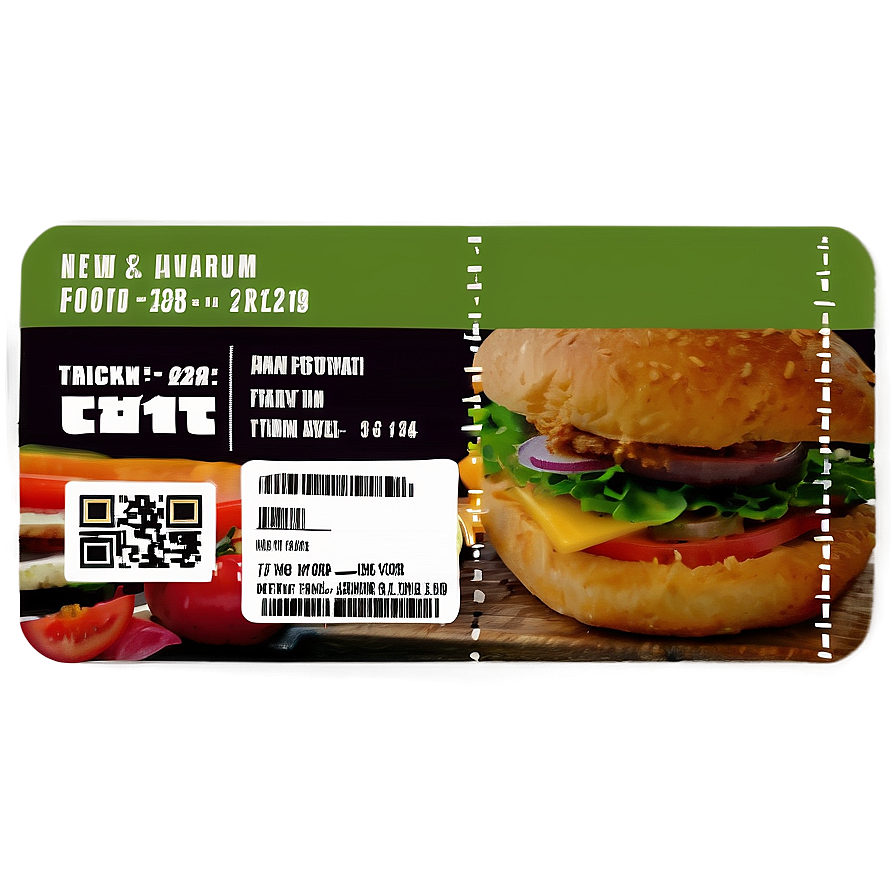 Food Festival Ticket Png 54 PNG Image