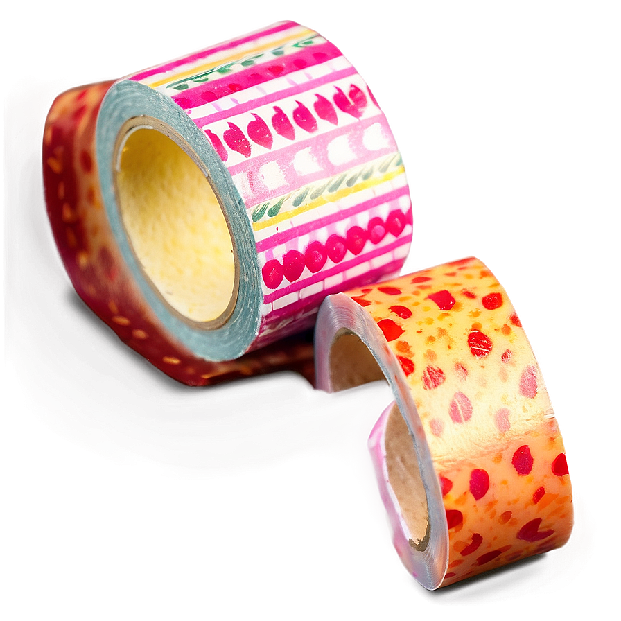 Food Inspired Washi Tape Aesthetic Png 69 PNG Image