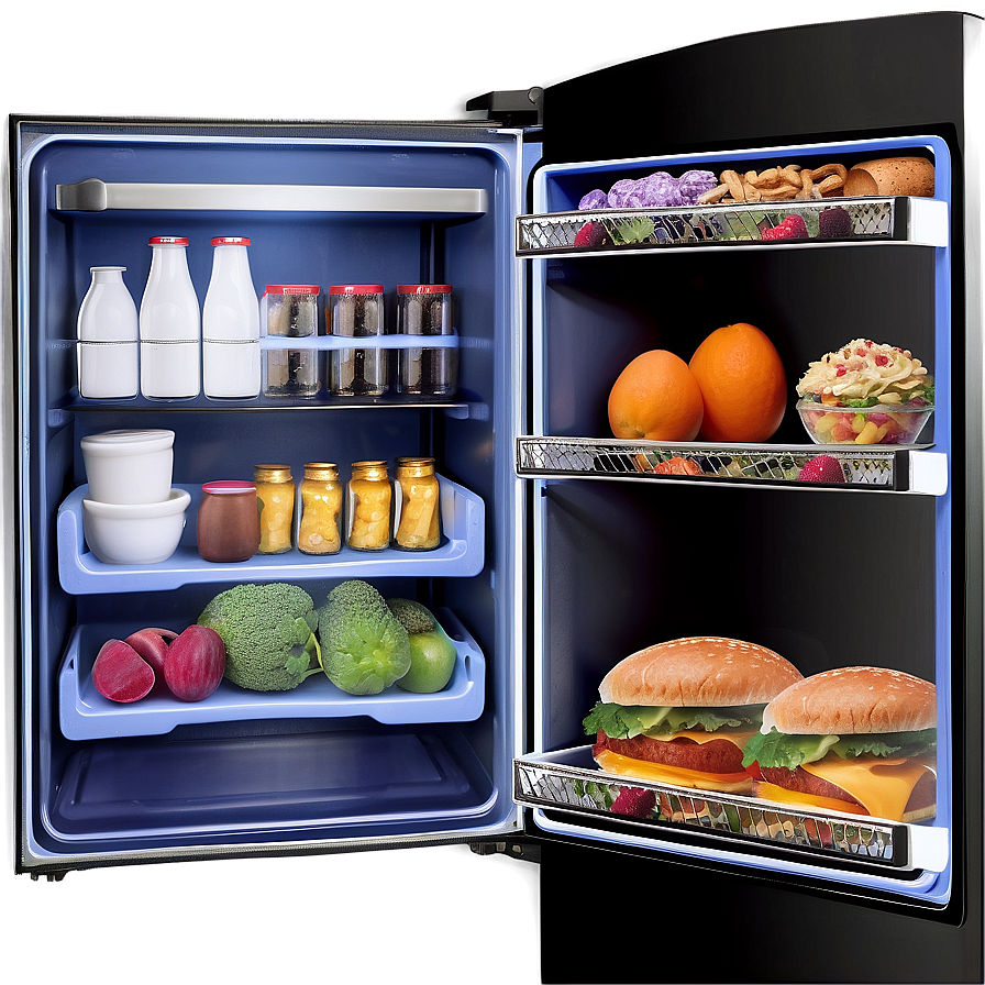 Food Showcase Fridge Png 05252024 PNG Image