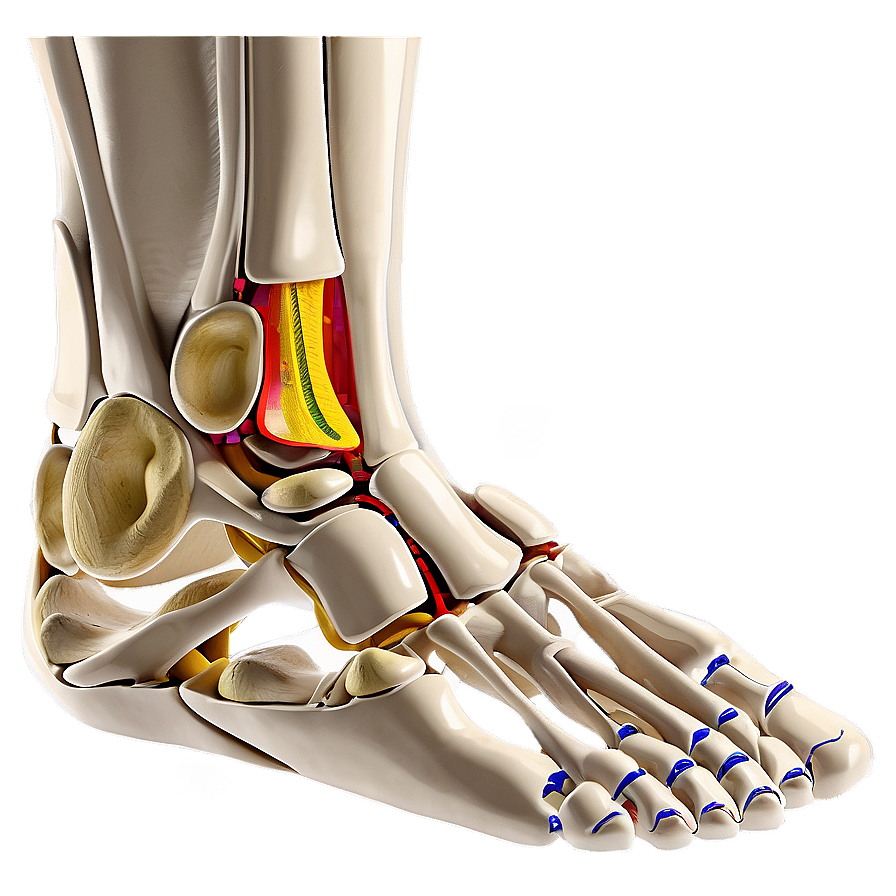 Foot And Ankle Bones Structure Png Lvm PNG Image