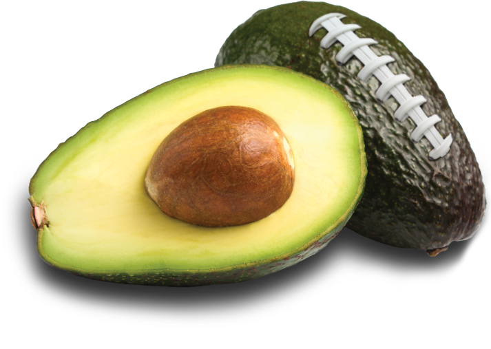 Football Avocado Hybrid PNG Image