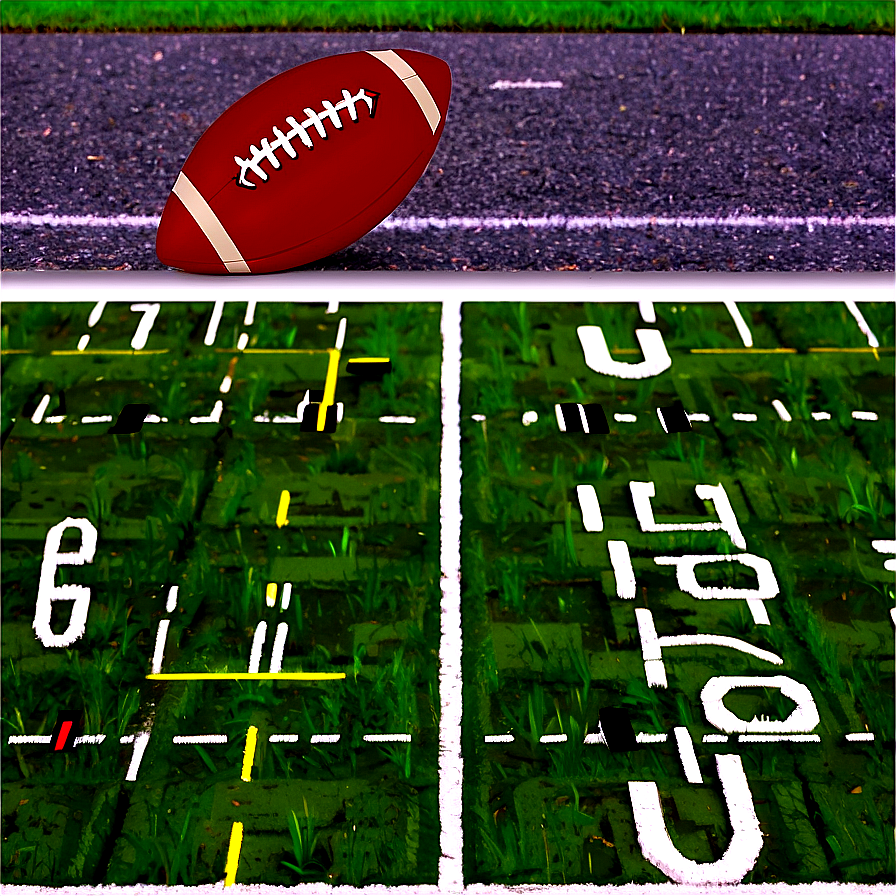 Football Field End Zone Png Hbx PNG Image