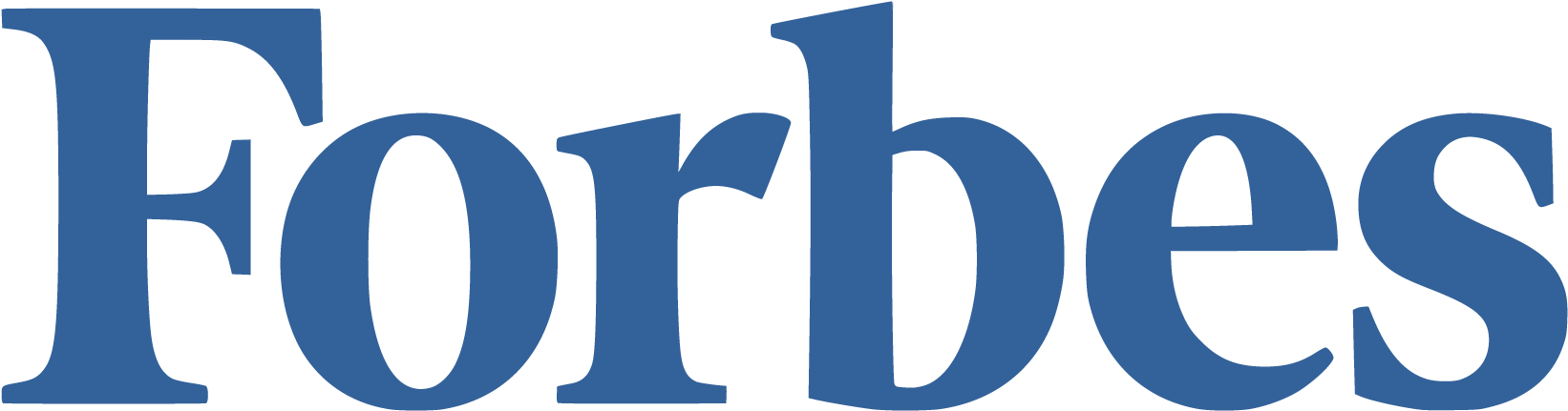 Forbes Magazine Logo Blue PNG Image