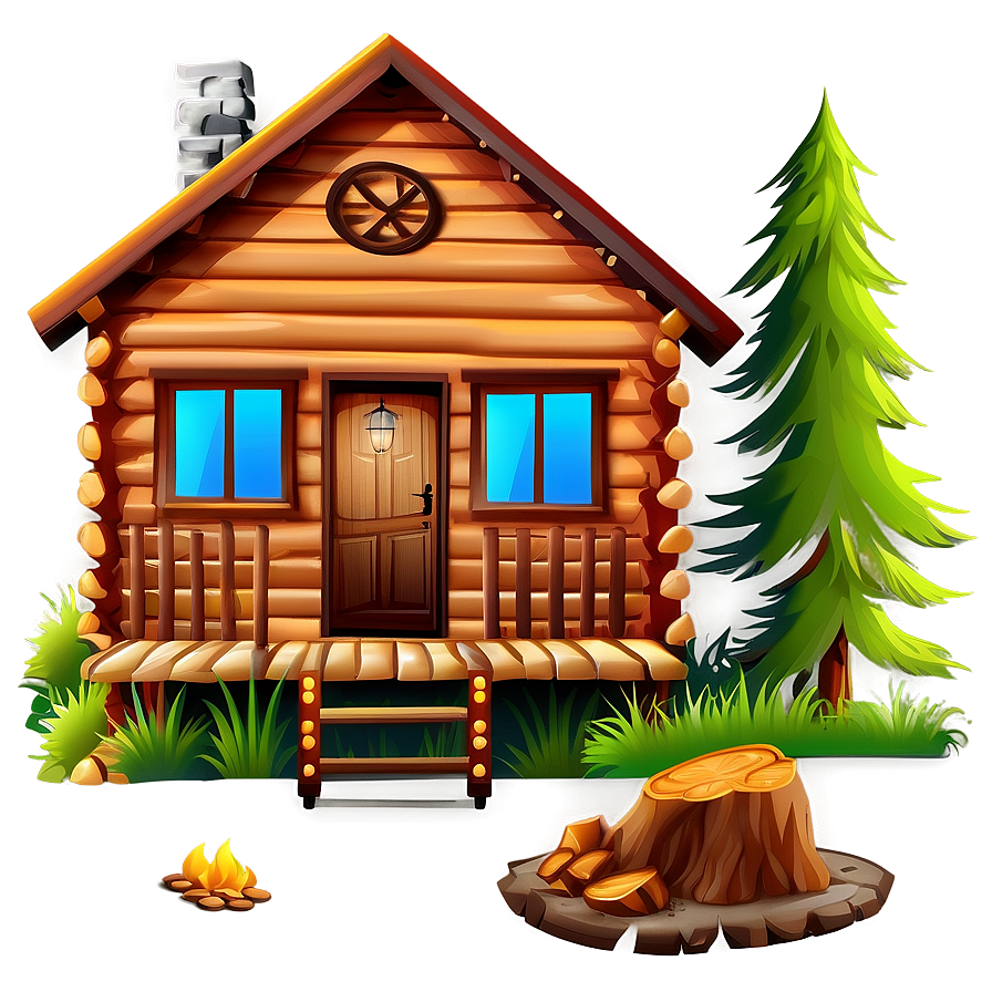 Forest Cabin Clipart Png 59 PNG Image