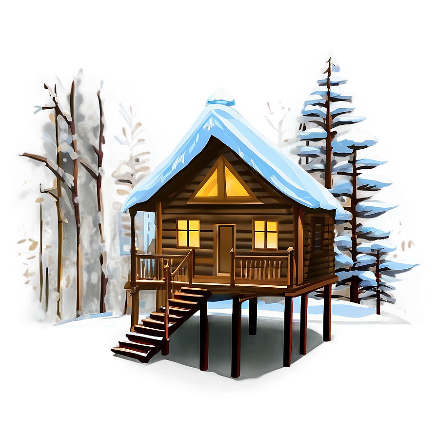 Forest Cabin Clipart Png Gql75 PNG Image