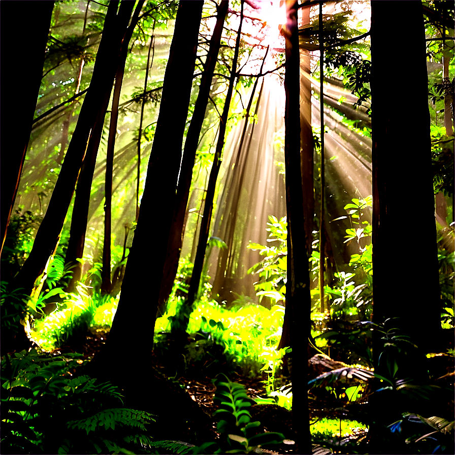 Forest Clearing Sunshine Png Vuk2 PNG Image