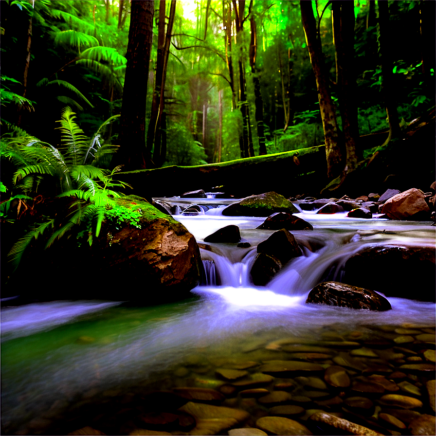 Forest Creek Serenity Png 35 PNG Image