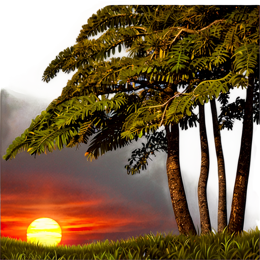 Forest Edge Sunset Png 46 PNG Image