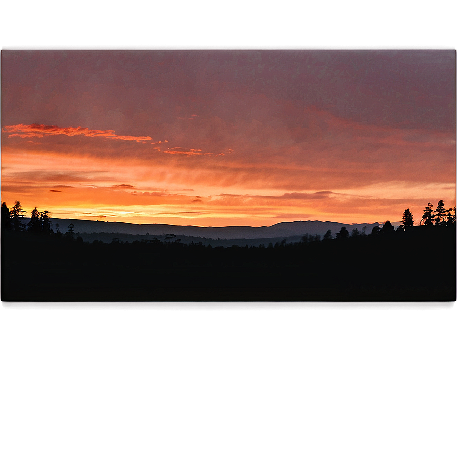 Forest Edge Sunset Png Cdn95 PNG Image