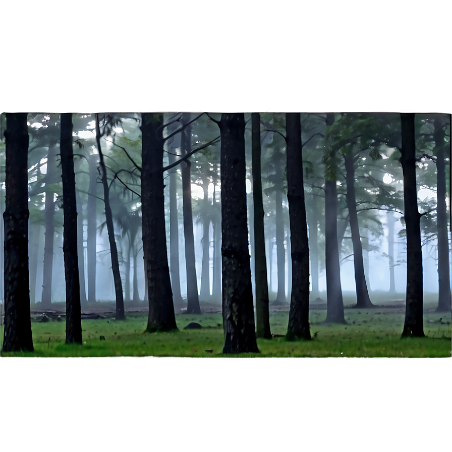 Forest Foggy Dawn Png 05032024 PNG Image