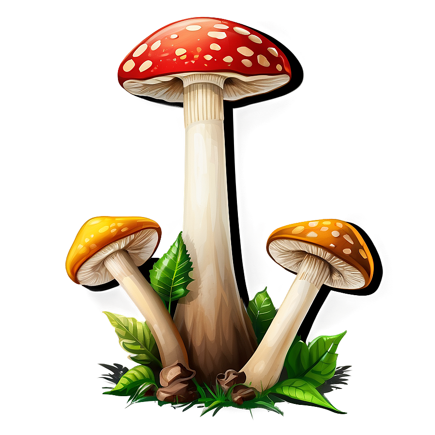 Forest Mushroom Png Hpa PNG Image