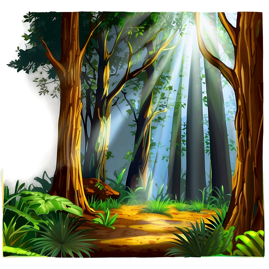 Forest Sunlight Rays Clipart Png 88 PNG Image