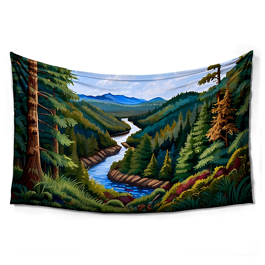 Forest Tapestry Png Frr PNG Image