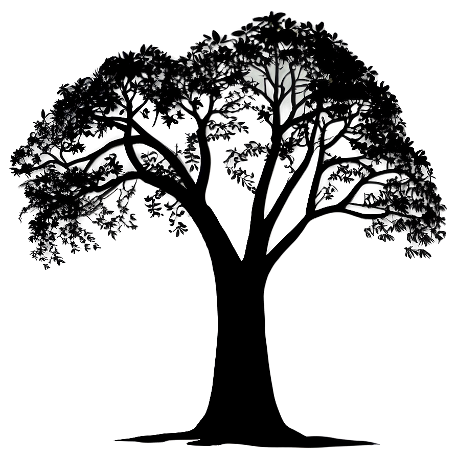 Forest Tree Silhouette Png 05252024 PNG Image