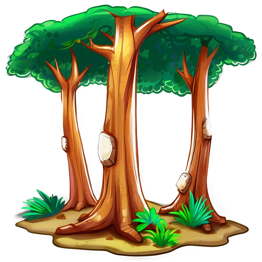 Forest Tree Trunk Png Bkv PNG Image