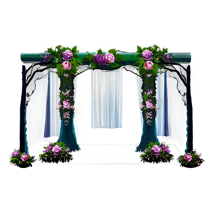 Forest Wedding Altar Png Wdb PNG Image