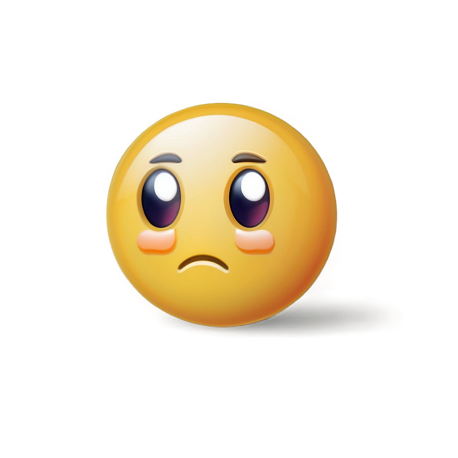 Forlorn Emoji Png 27 PNG Image