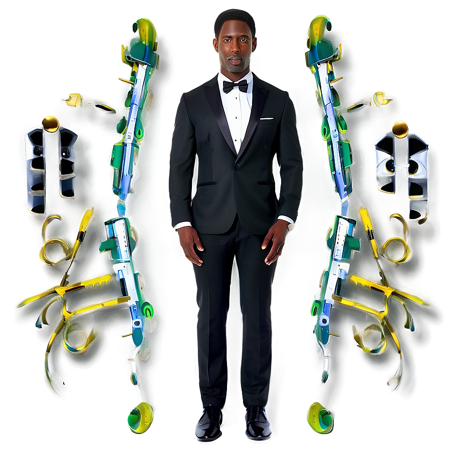 Formal Black Tie Dress Code Png Omk34 PNG Image