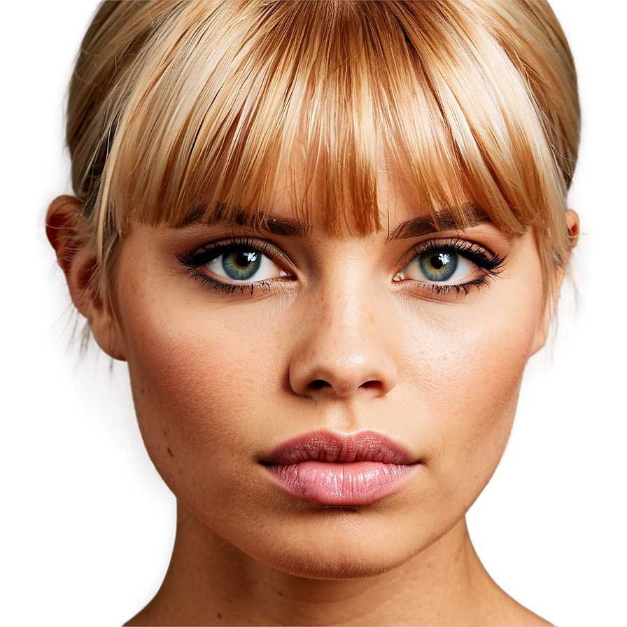 Formal Blonde Bangs Png Tof62 PNG Image