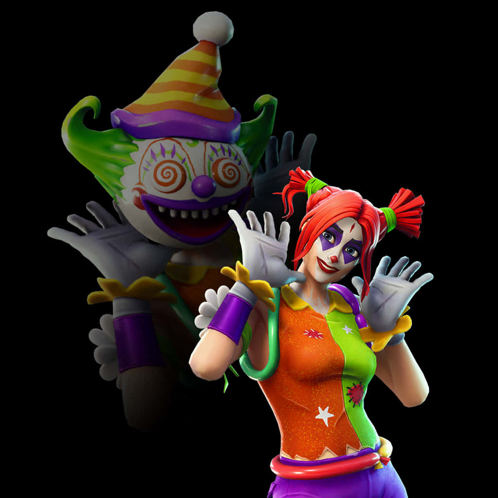 Fortnite Clown Skin Characters PNG Image