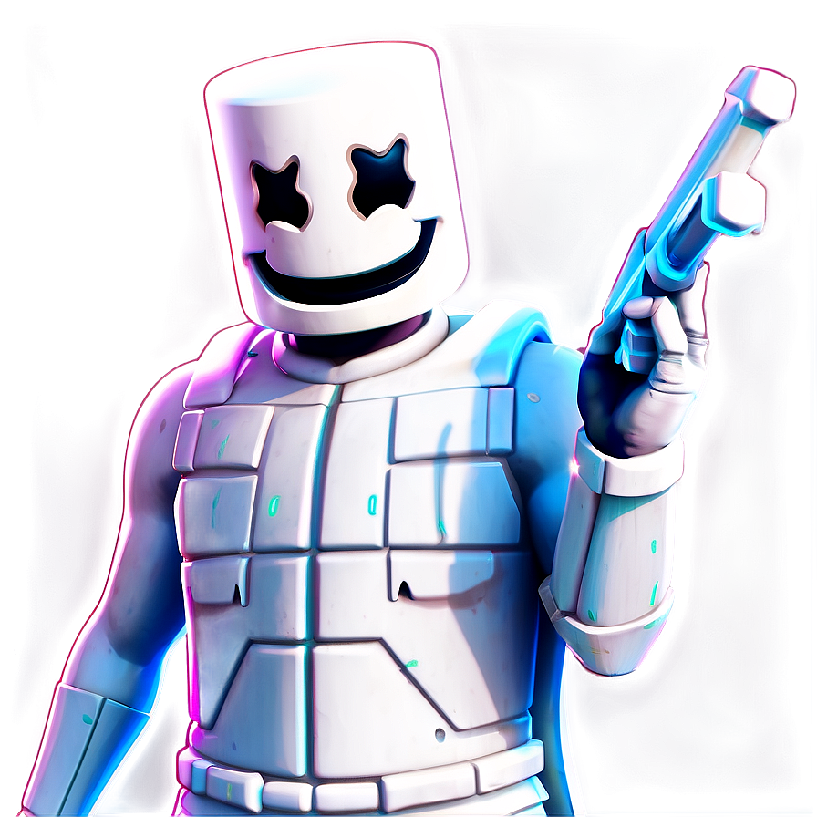 Fortnite Marshmello Fan Art Png 67 PNG Image