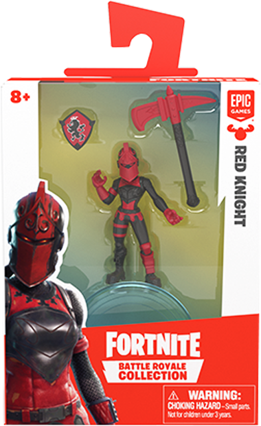 Fortnite Red Knight Action Figure Packaging PNG Image