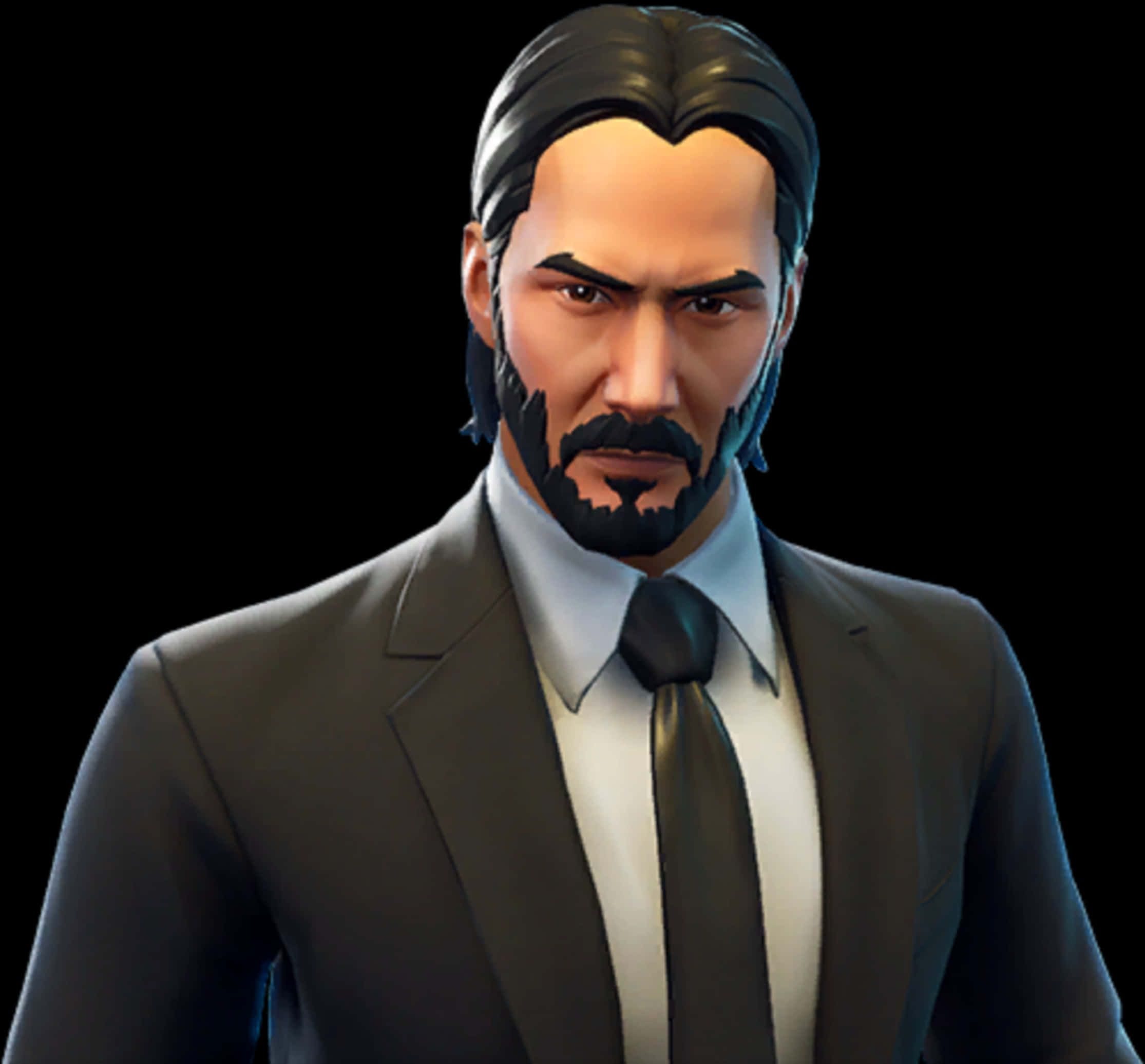 Fortnite Suited Character Portrait PNG Image